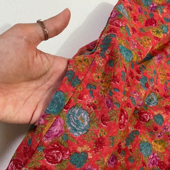 (SOLD)❌Light Tomato Red Maternity Gown- Used - Picture 7 of 11